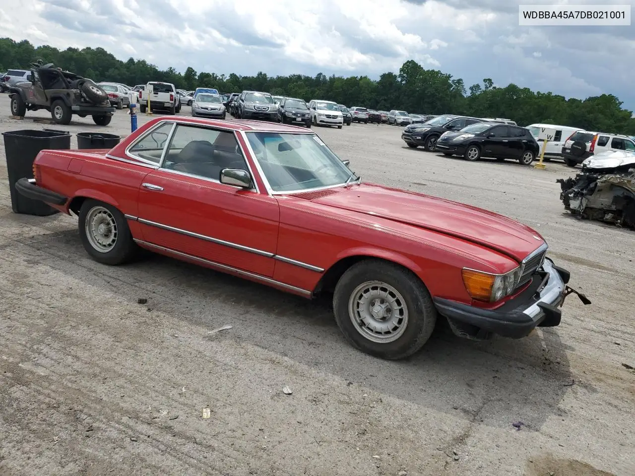 1983 Mercedes-Benz 380 Sl VIN: WDBBA45A7DB021001 Lot: 61952875