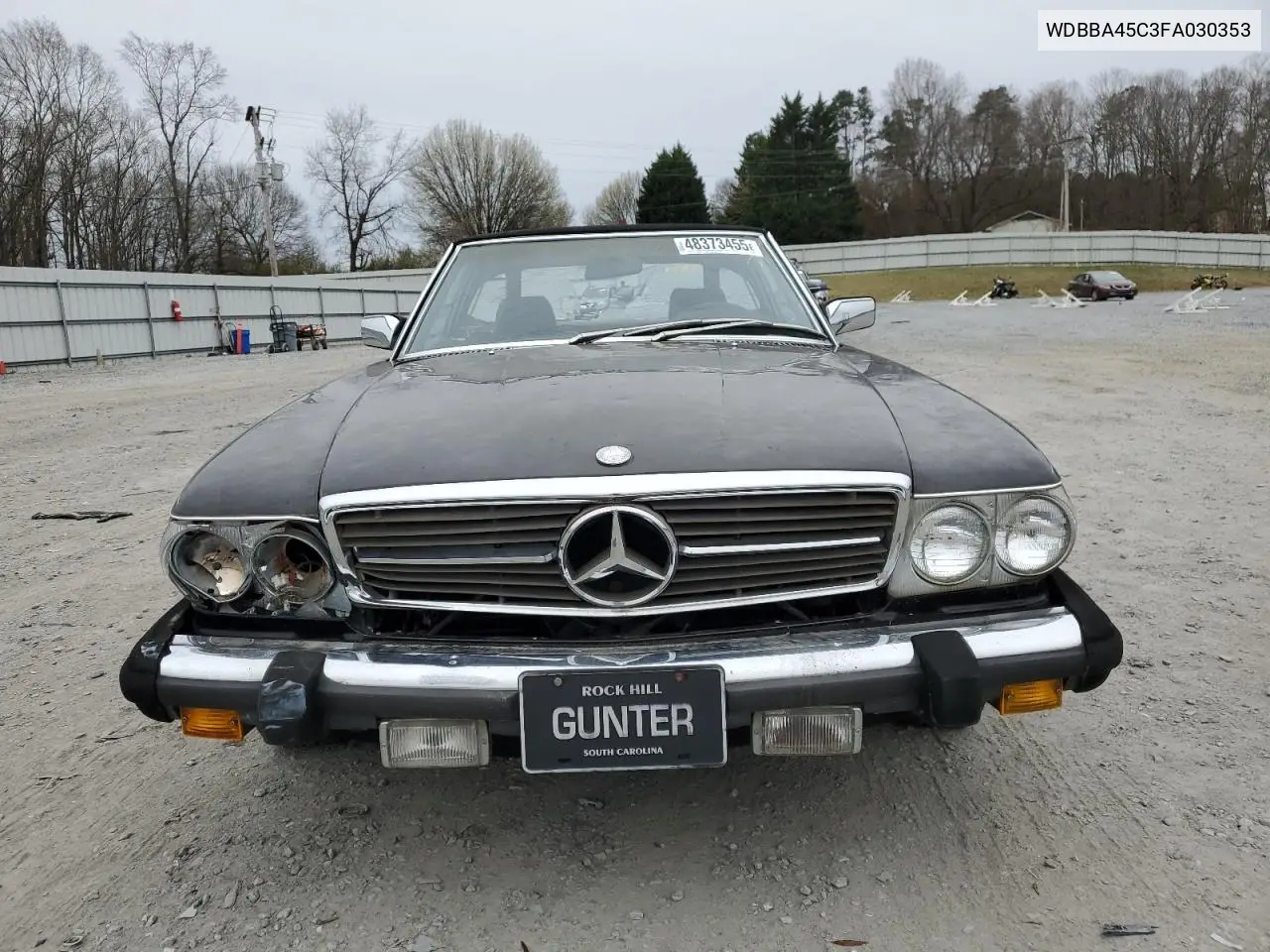 1985 Mercedes-Benz 380 Sl VIN: WDBBA45C3FA030353 Lot: 48373455