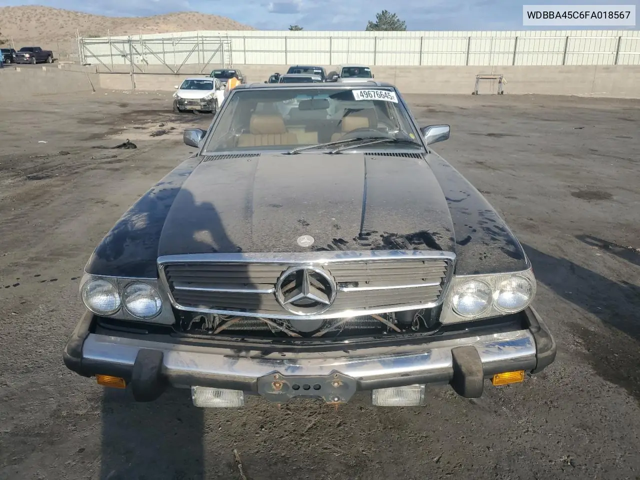 1985 Mercedes-Benz 380 Sl VIN: WDBBA45C6FA018567 Lot: 49676645