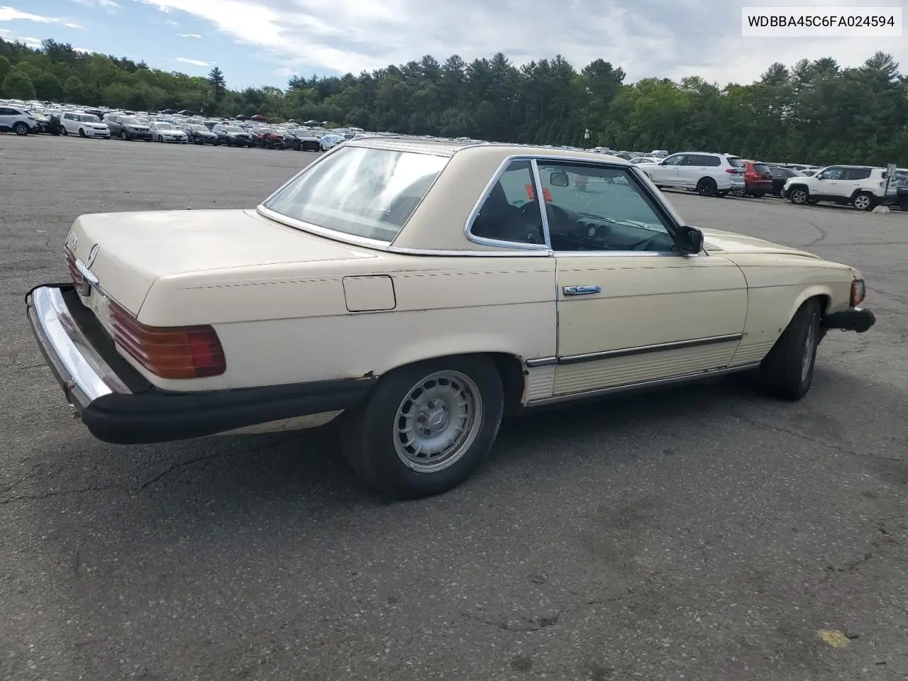 1985 Mercedes-Benz 380 Sl VIN: WDBBA45C6FA024594 Lot: 57436025