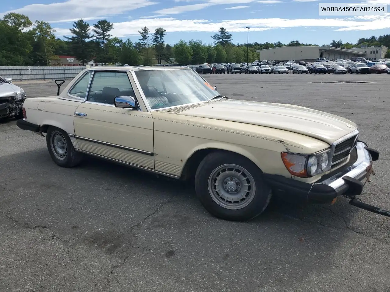 1985 Mercedes-Benz 380 Sl VIN: WDBBA45C6FA024594 Lot: 57436025
