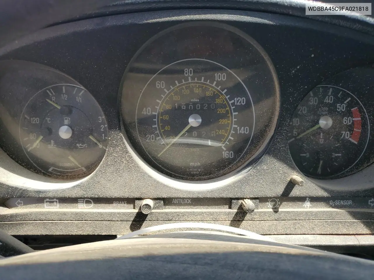 1985 Mercedes-Benz 380 Sl VIN: WDBBA45C9FA021818 Lot: 62368095
