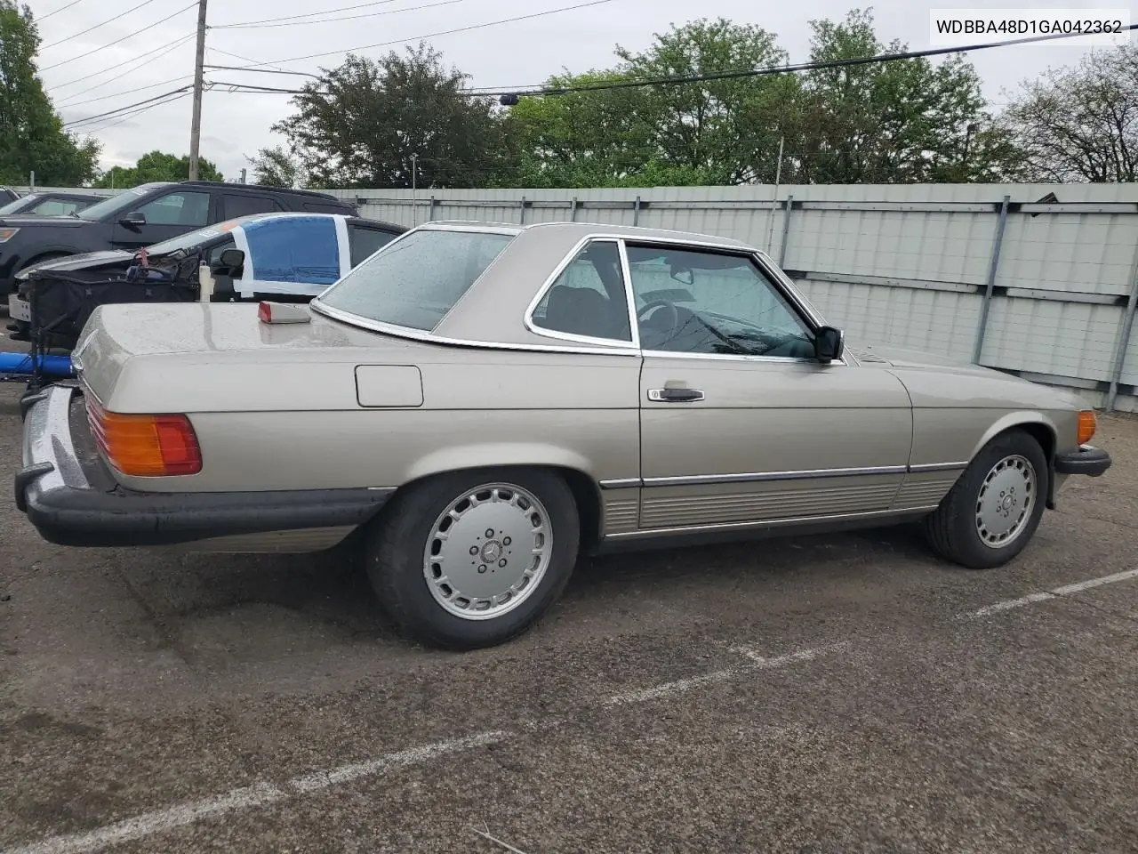 1986 Mercedes-Benz 560 Sl VIN: WDBBA48D1GA042362 Lot: 56671175