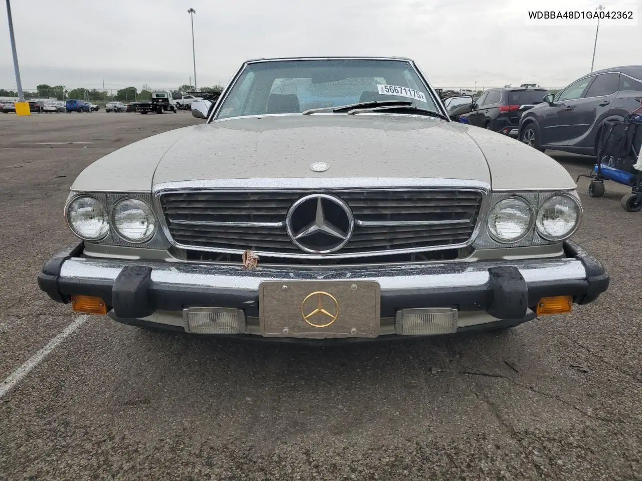 1986 Mercedes-Benz 560 Sl VIN: WDBBA48D1GA042362 Lot: 56671175
