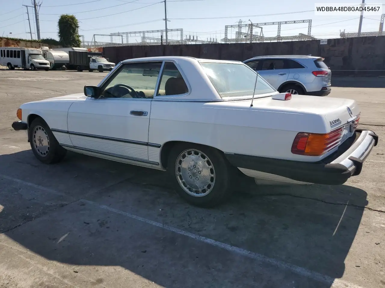1986 Mercedes-Benz 560 Sl VIN: WDBBA48D8GAD45467 Lot: 57576155