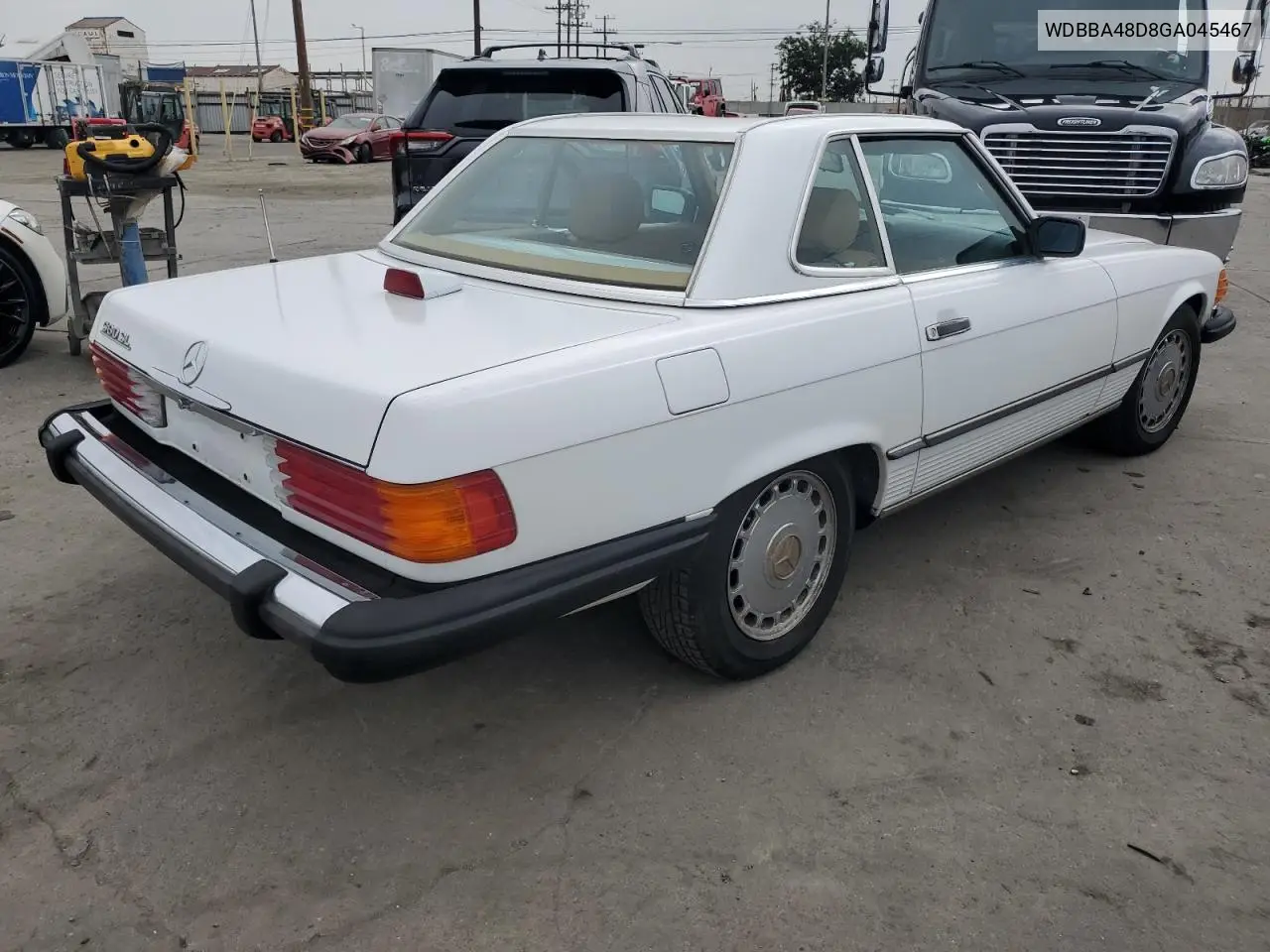 1986 Mercedes-Benz 560 Sl VIN: WDBBA48D8GA045467 Lot: 62560485