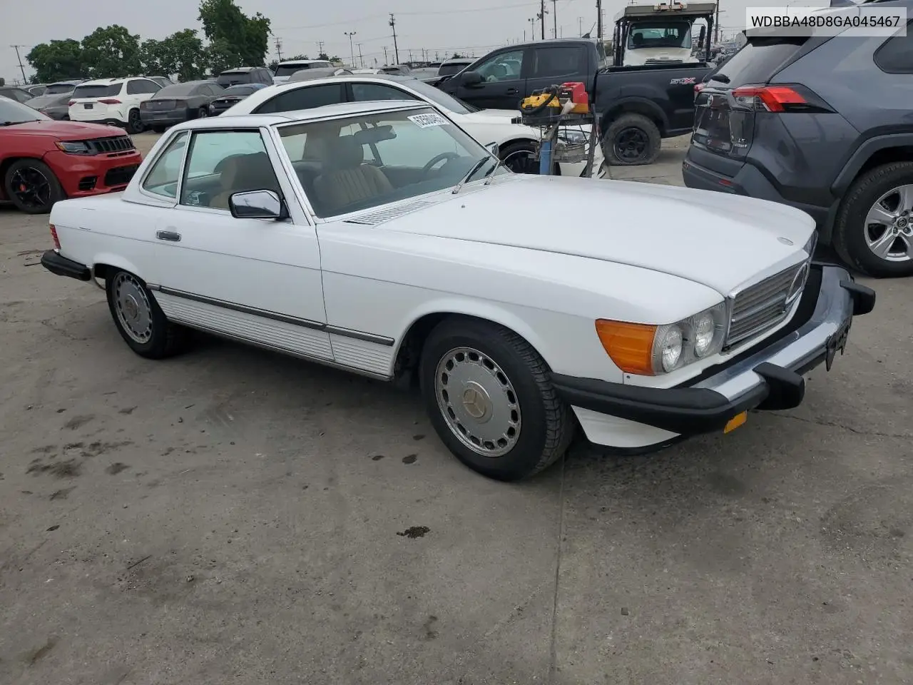 1986 Mercedes-Benz 560 Sl VIN: WDBBA48D8GA045467 Lot: 62560485