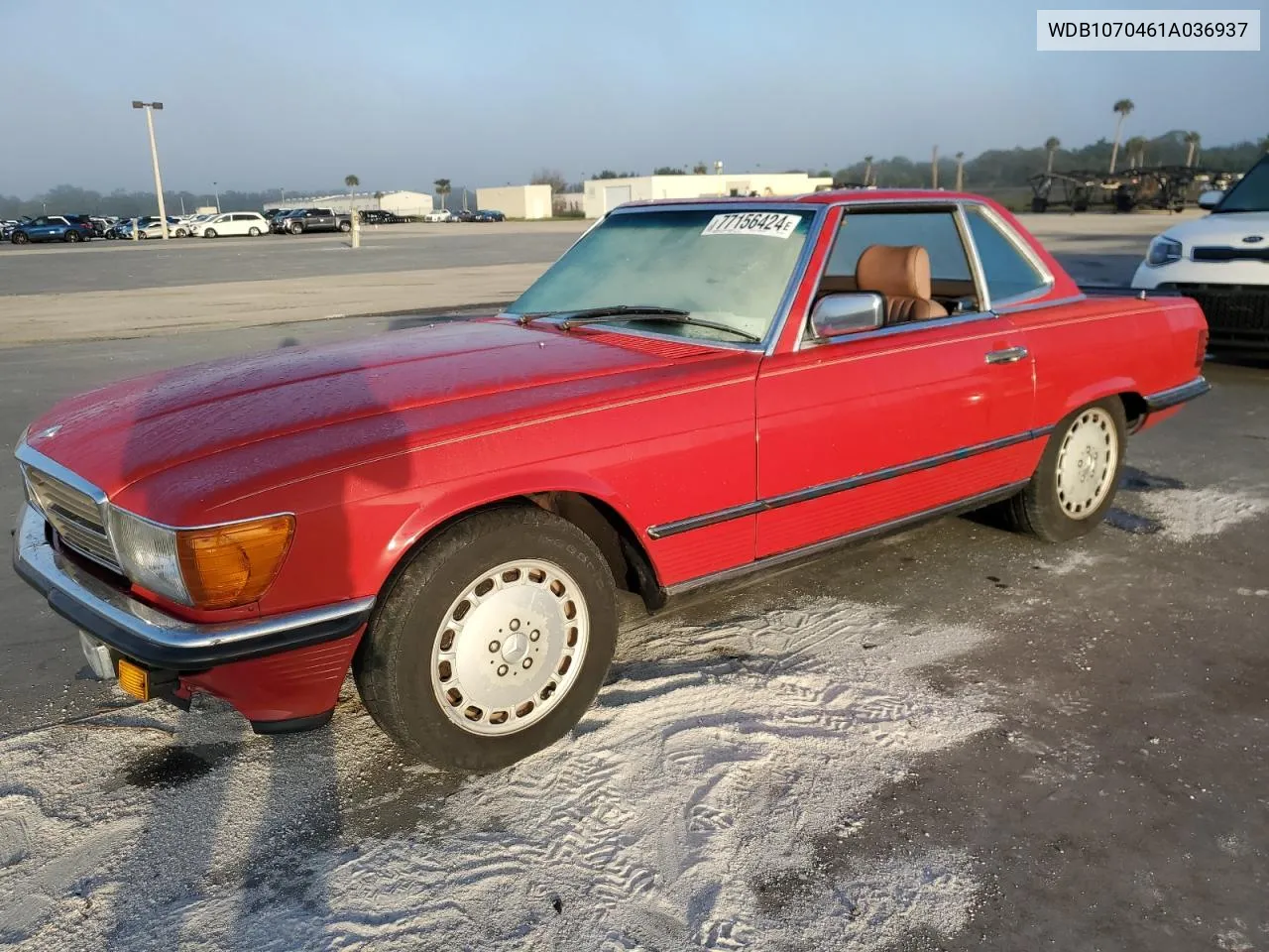 1986 Mercedes-Benz Sl 500 VIN: WDB1070461A036937 Lot: 77156424