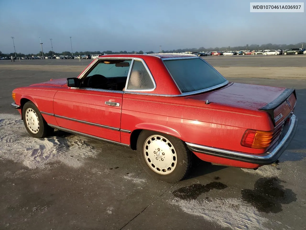 1986 Mercedes-Benz Sl 500 VIN: WDB1070461A036937 Lot: 77156424