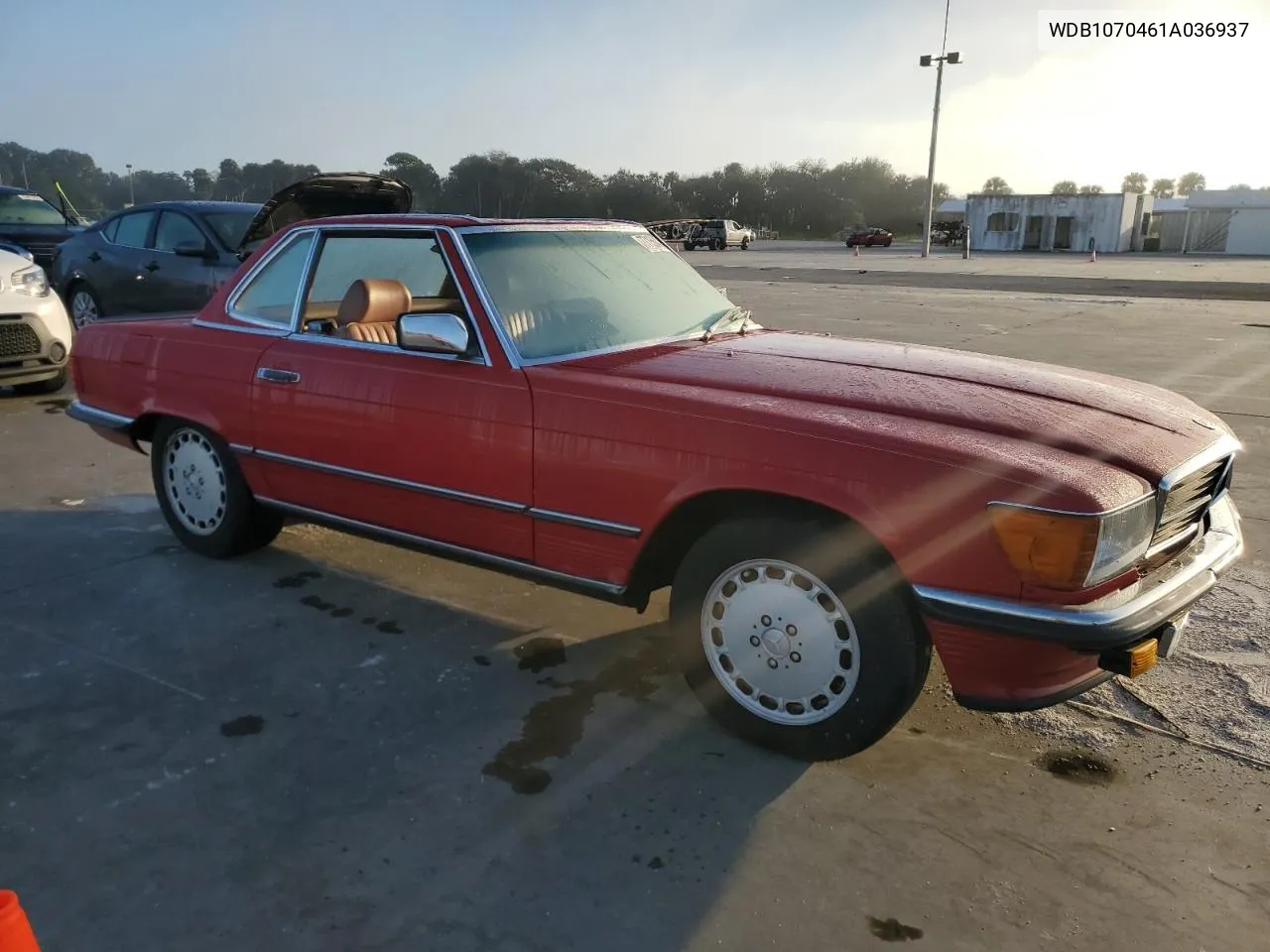 1986 Mercedes-Benz Sl 500 VIN: WDB1070461A036937 Lot: 77156424