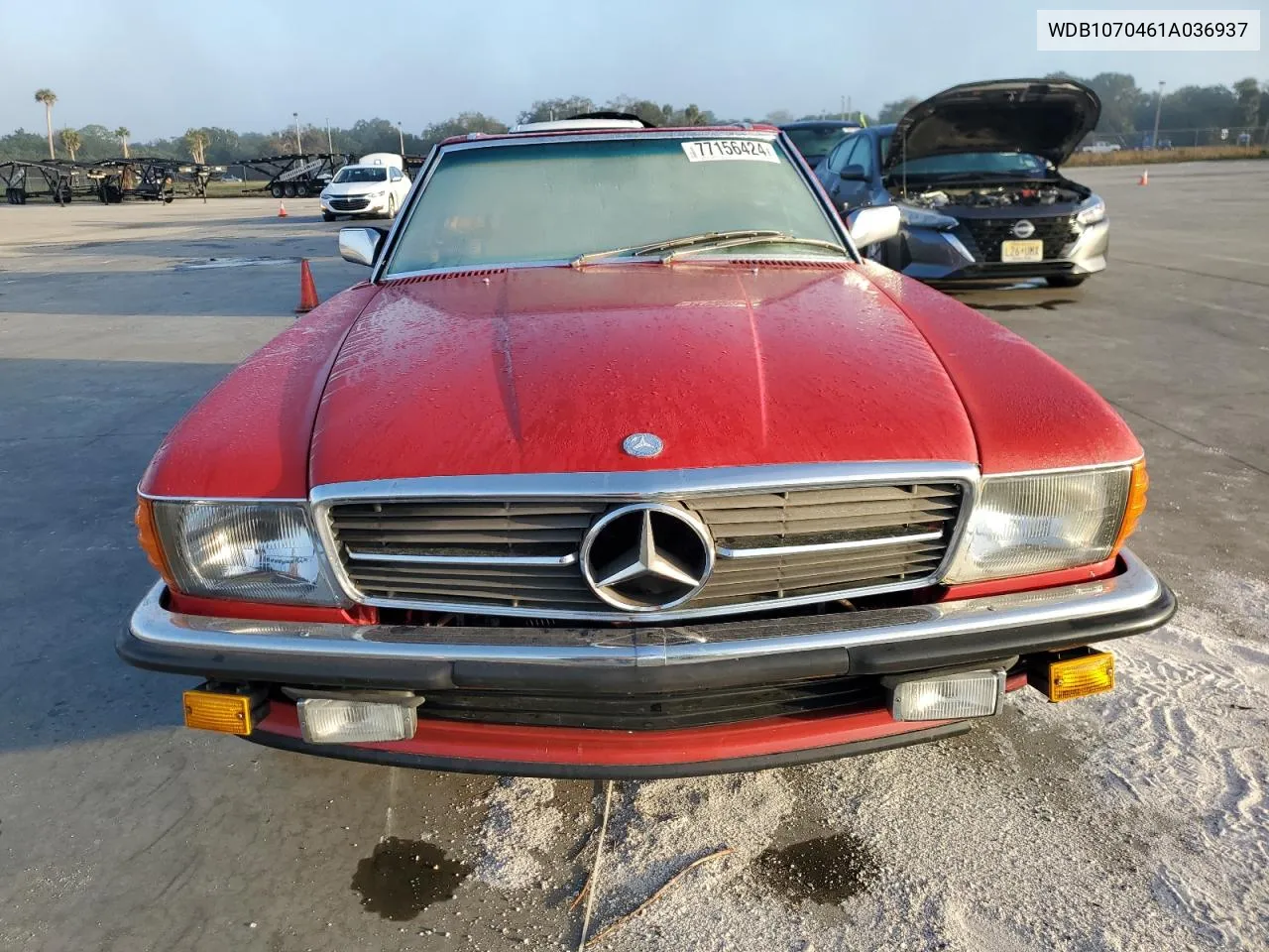 1986 Mercedes-Benz Sl 500 VIN: WDB1070461A036937 Lot: 77156424
