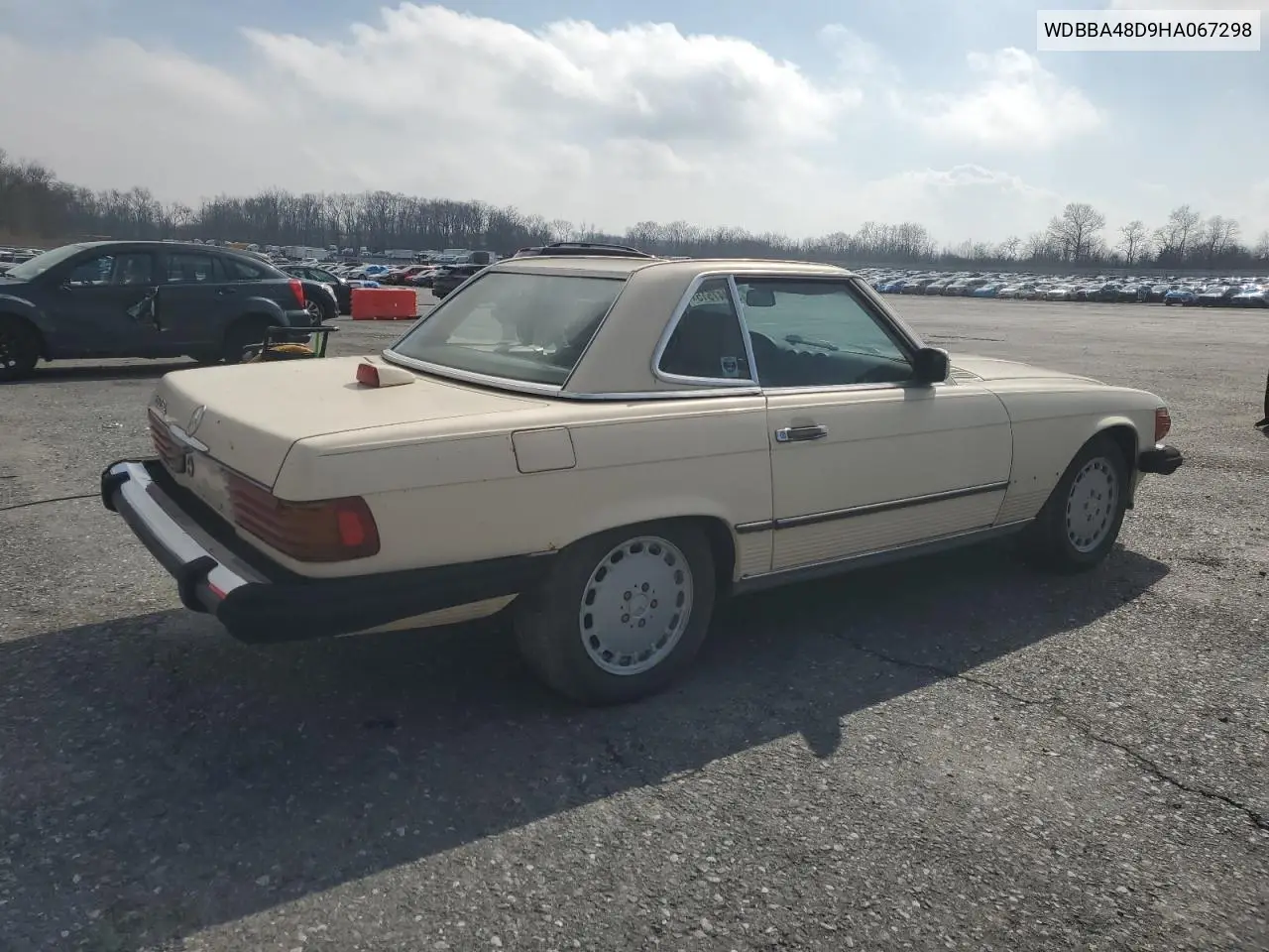 1987 Mercedes-Benz 560 Sl VIN: WDBBA48D9HA067298 Lot: 50447515