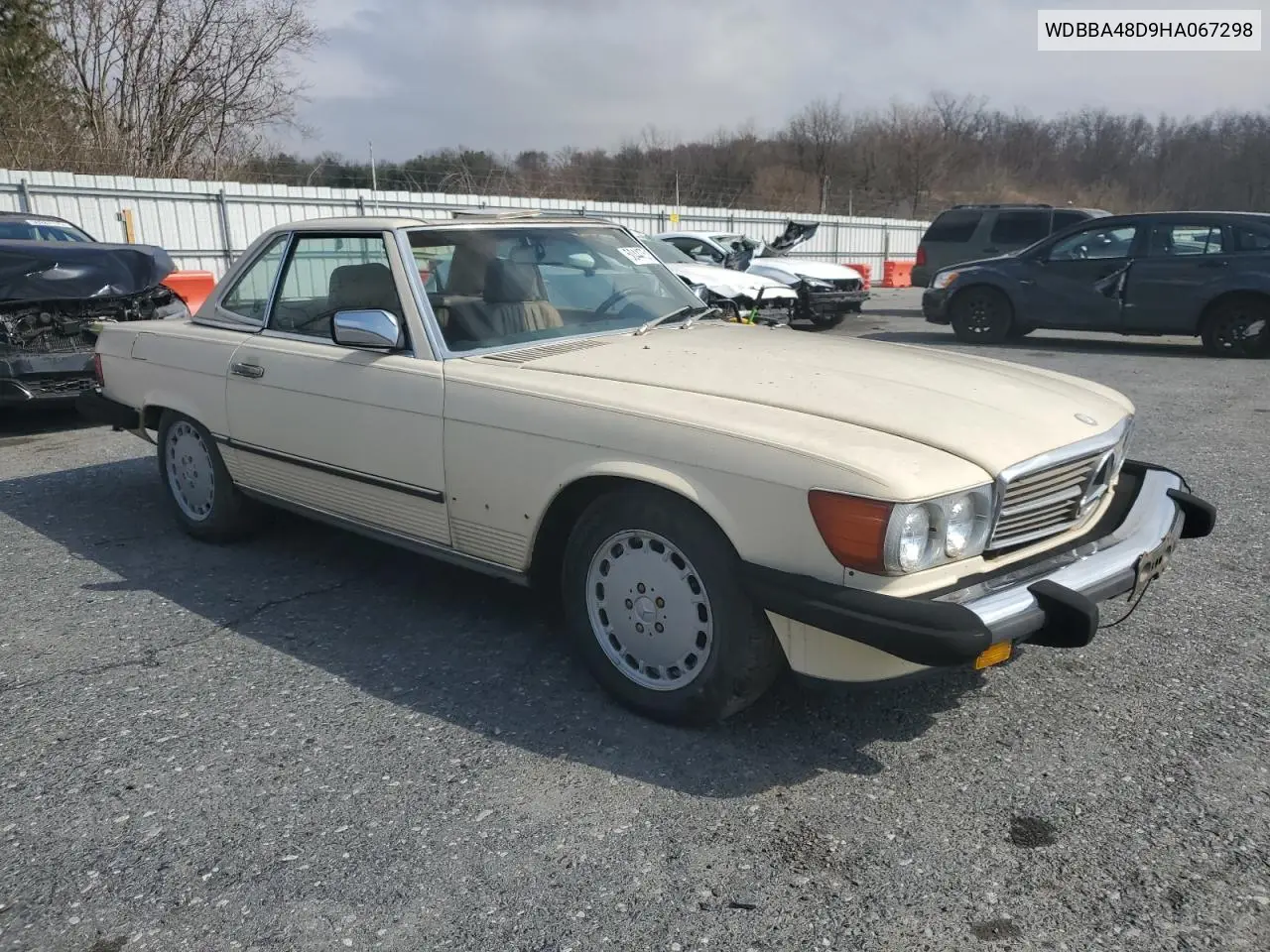 1987 Mercedes-Benz 560 Sl VIN: WDBBA48D9HA067298 Lot: 50447515