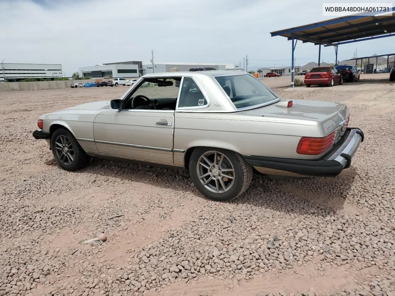 1987 Mercedes-Benz 560 Sl VIN: WDBBA48D0HA061731 Lot: 56622425