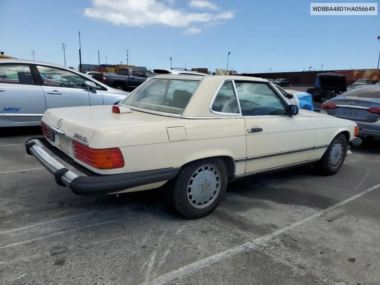 1987 Mercedes-Benz 560 Sl VIN: WDBBA48D1HA056649 Lot: 56768755