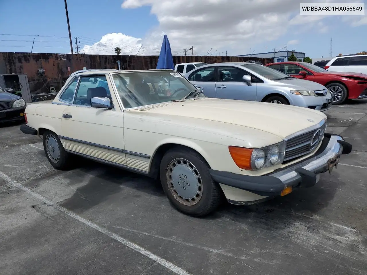 1987 Mercedes-Benz 560 Sl VIN: WDBBA48D1HA056649 Lot: 56768755