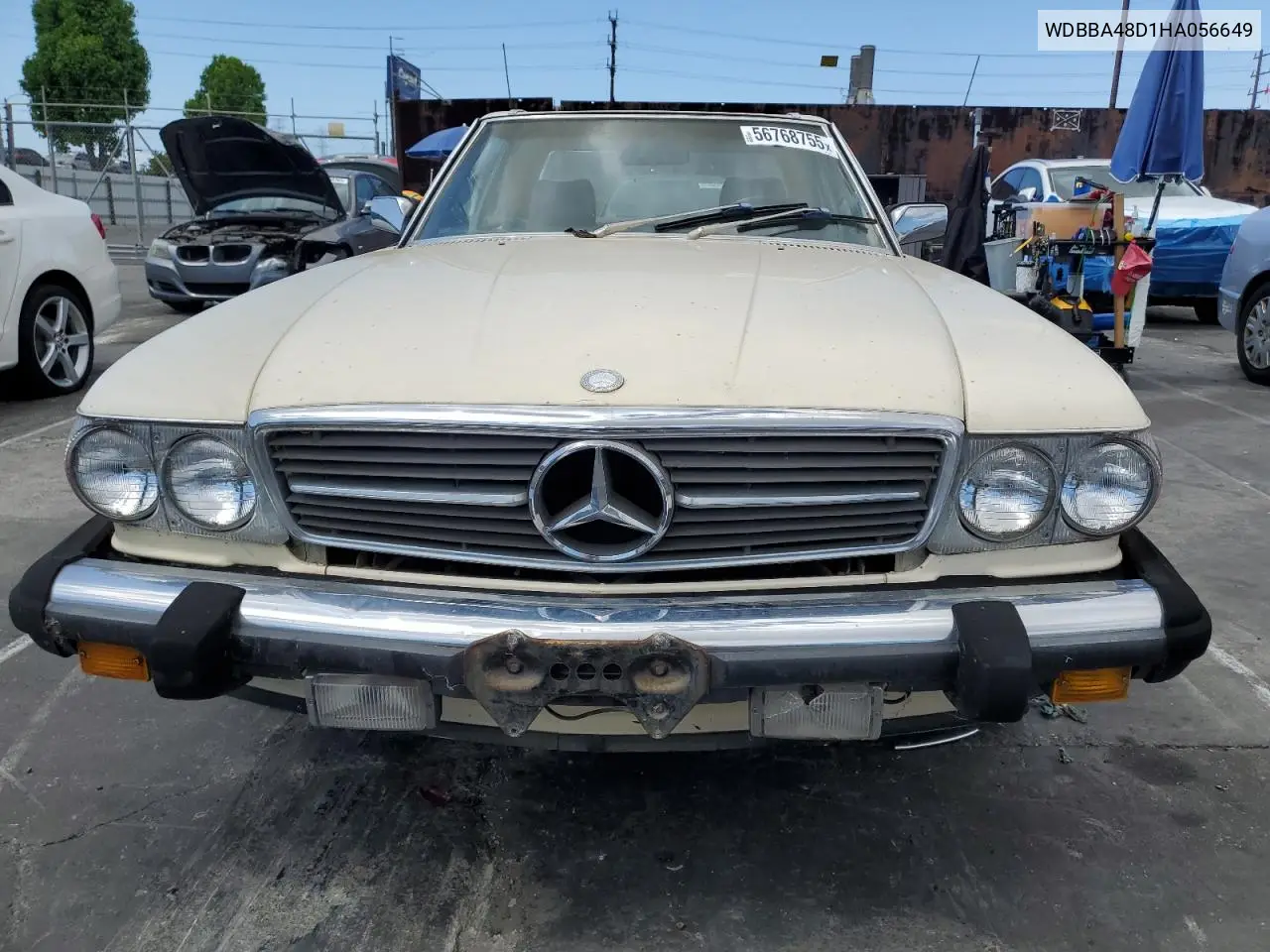 1987 Mercedes-Benz 560 Sl VIN: WDBBA48D1HA056649 Lot: 56768755