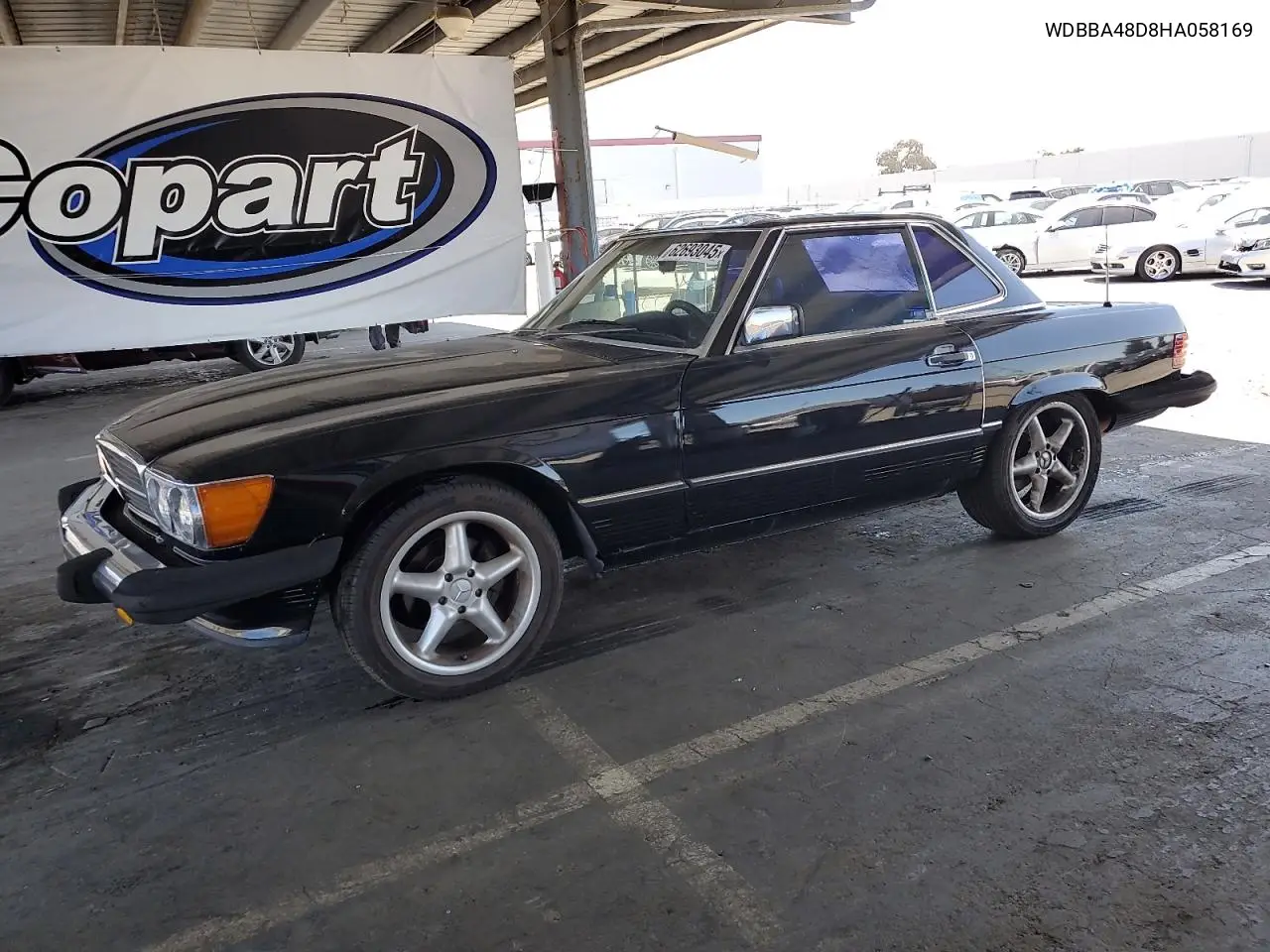 1987 Mercedes-Benz 560 Sl VIN: WDBBA48D8HA058169 Lot: 62693045
