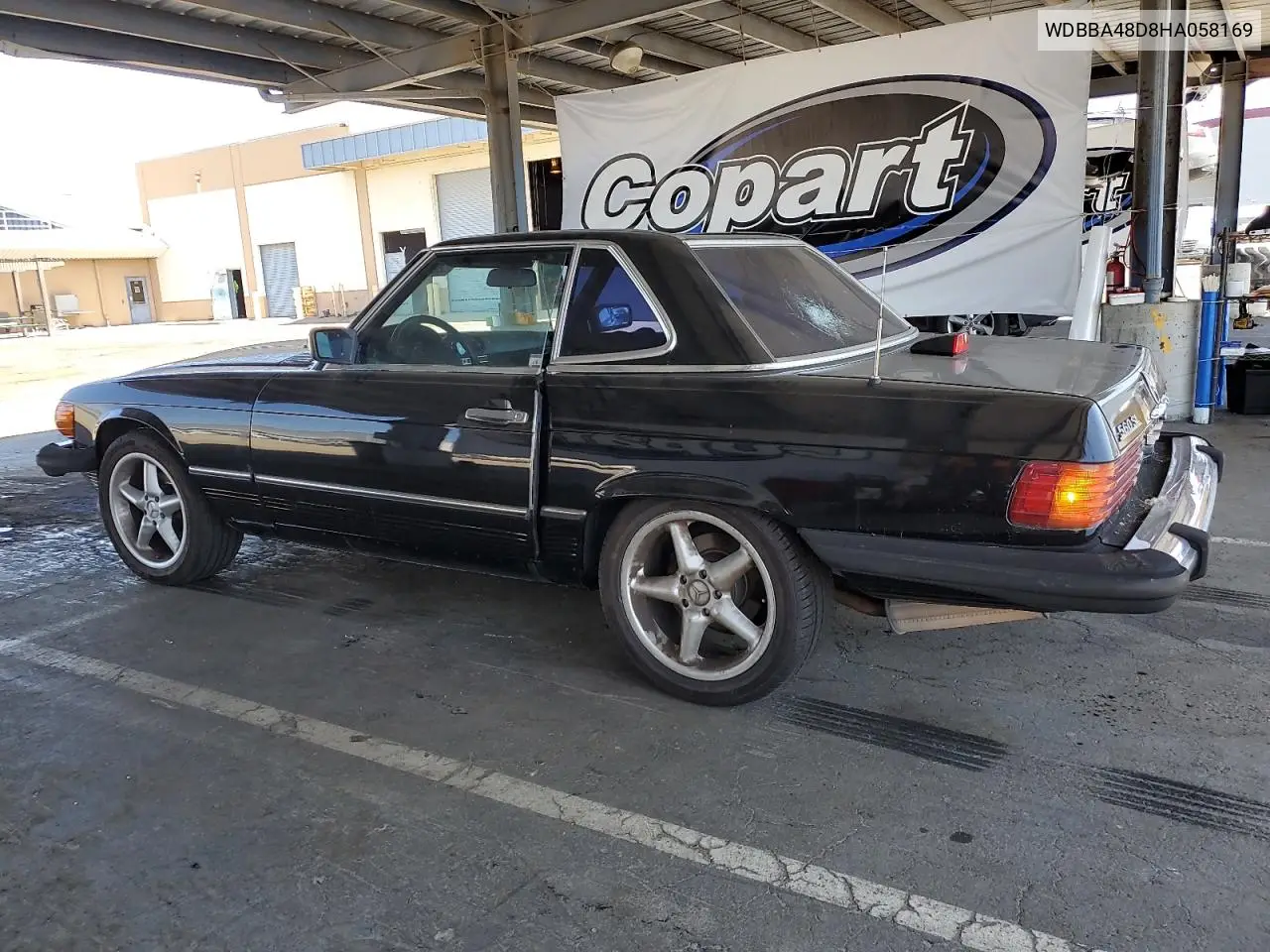1987 Mercedes-Benz 560 Sl VIN: WDBBA48D8HA058169 Lot: 62693045