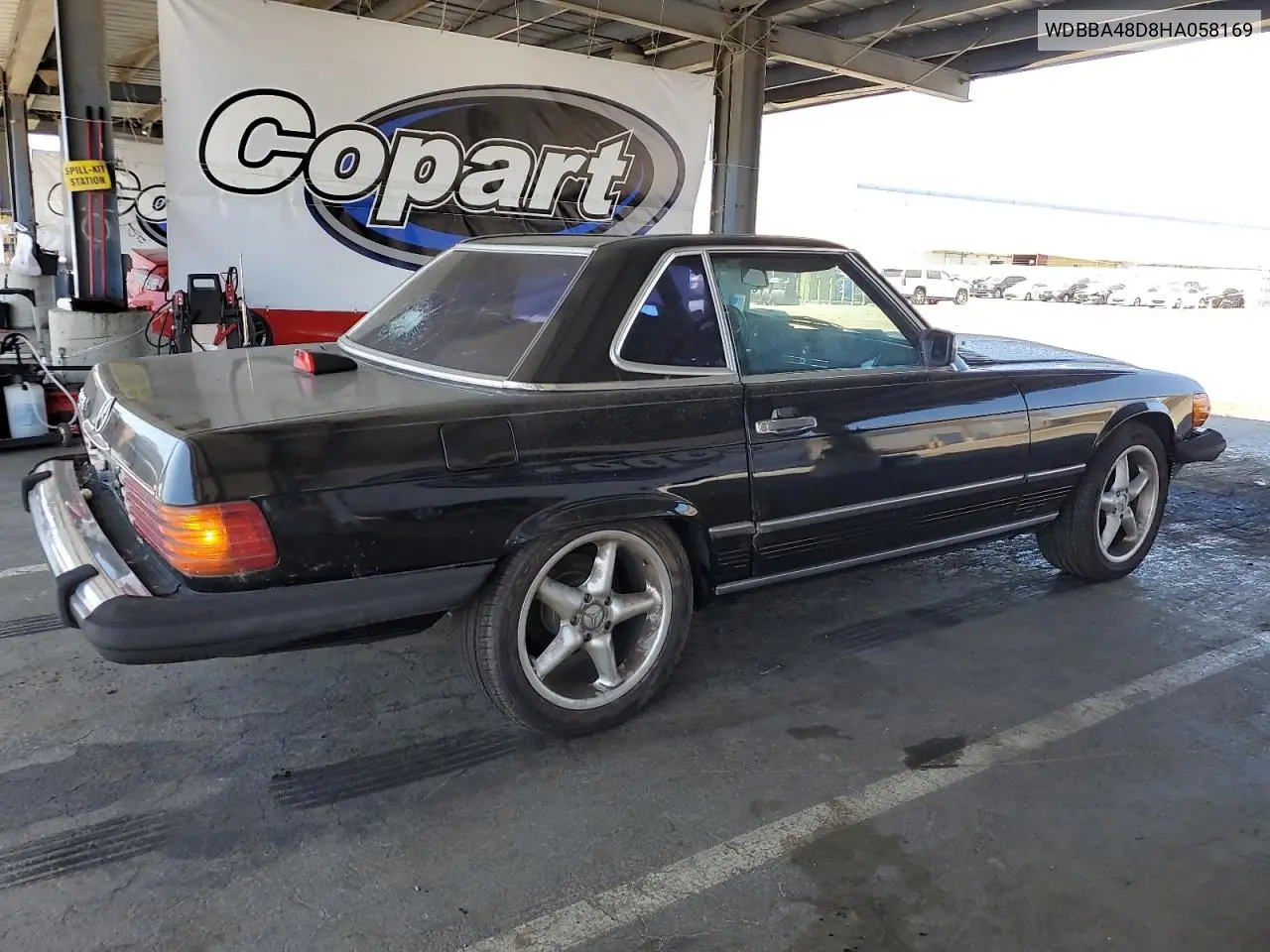 1987 Mercedes-Benz 560 Sl VIN: WDBBA48D8HA058169 Lot: 62693045