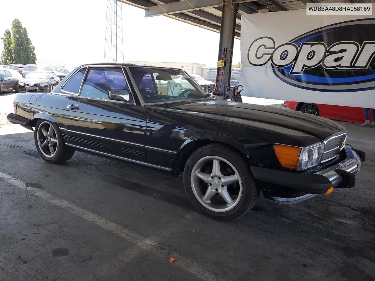 1987 Mercedes-Benz 560 Sl VIN: WDBBA48D8HA058169 Lot: 62693045