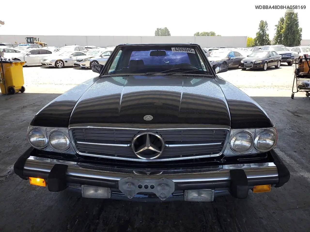 1987 Mercedes-Benz 560 Sl VIN: WDBBA48D8HA058169 Lot: 62693045