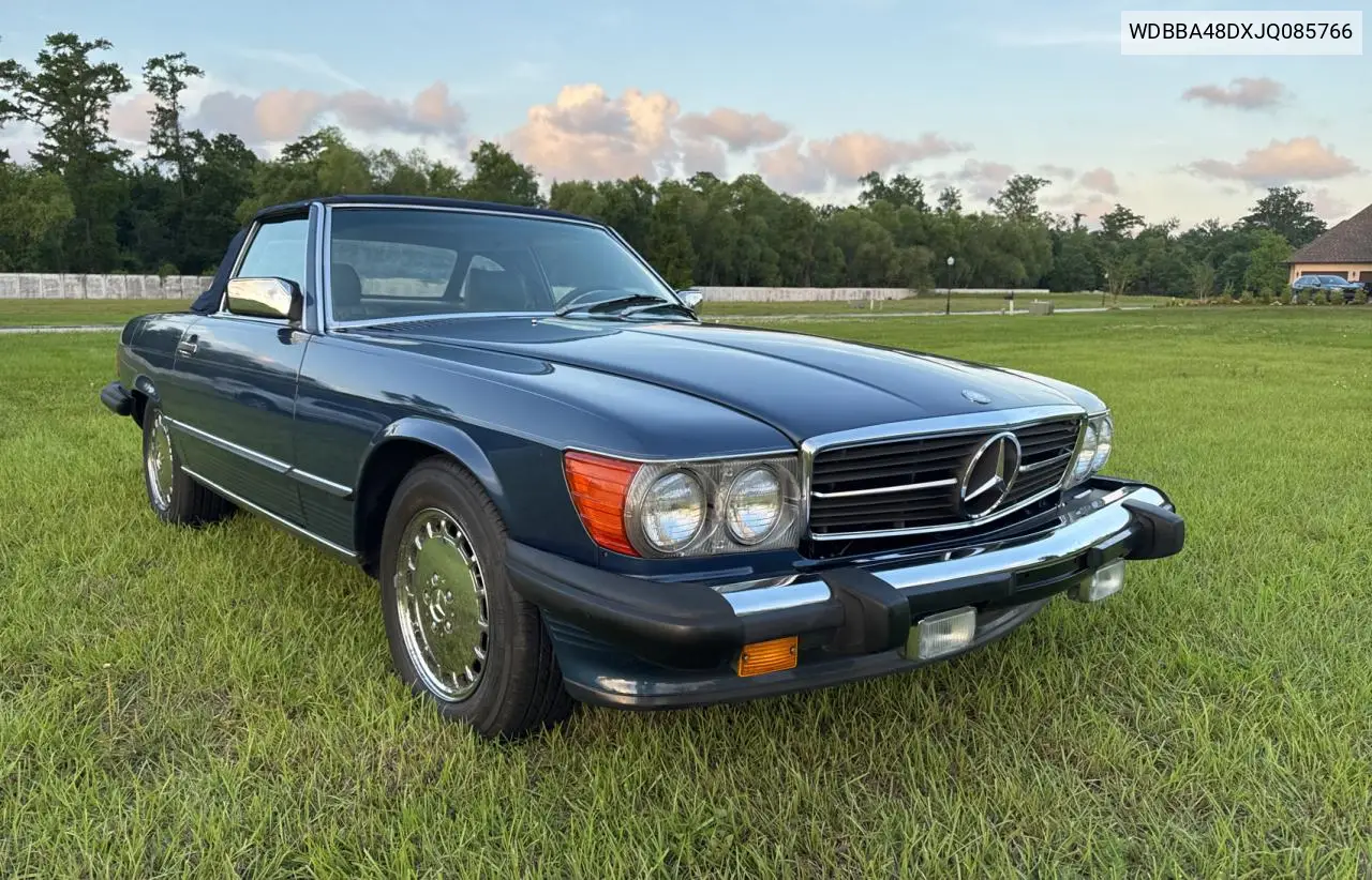 1988 Mercedes Benz 560 Sl VIN: WDBBA48DXJQ085766 Lot: 54797875