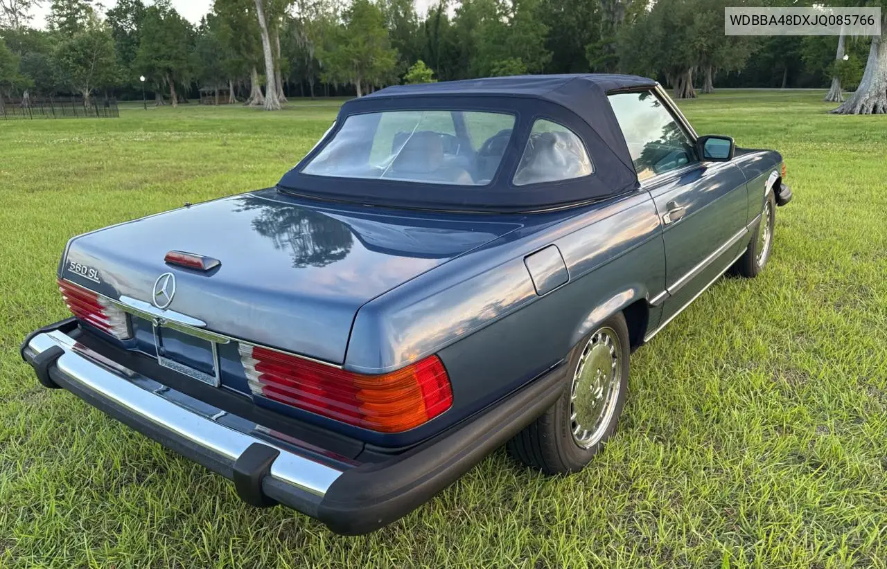 1988 Mercedes Benz 560 Sl VIN: WDBBA48DXJQ085766 Lot: 54797875