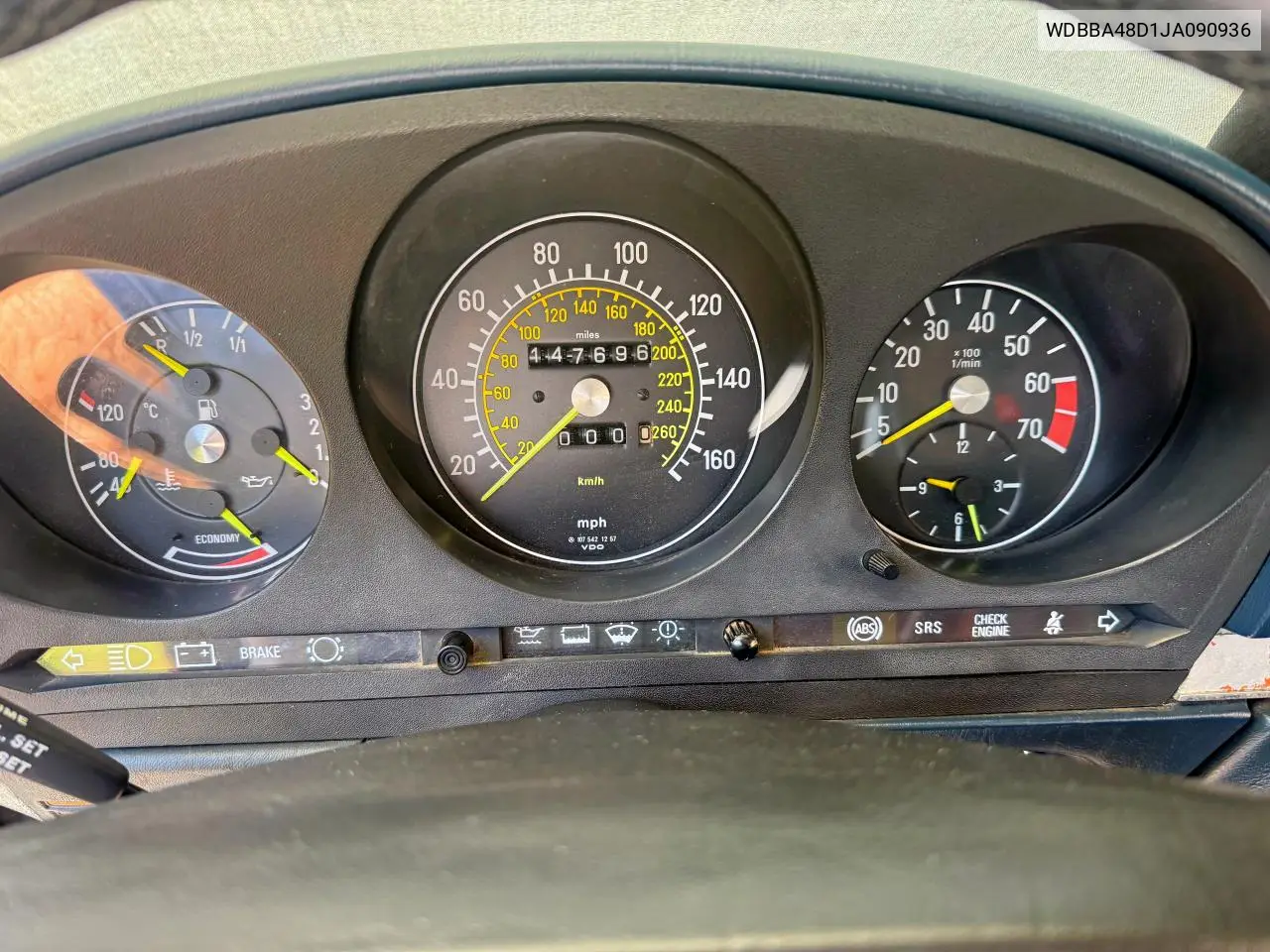 1988 Mercedes-Benz 560 Sl VIN: WDBBA48D1JA090936 Lot: 56725075