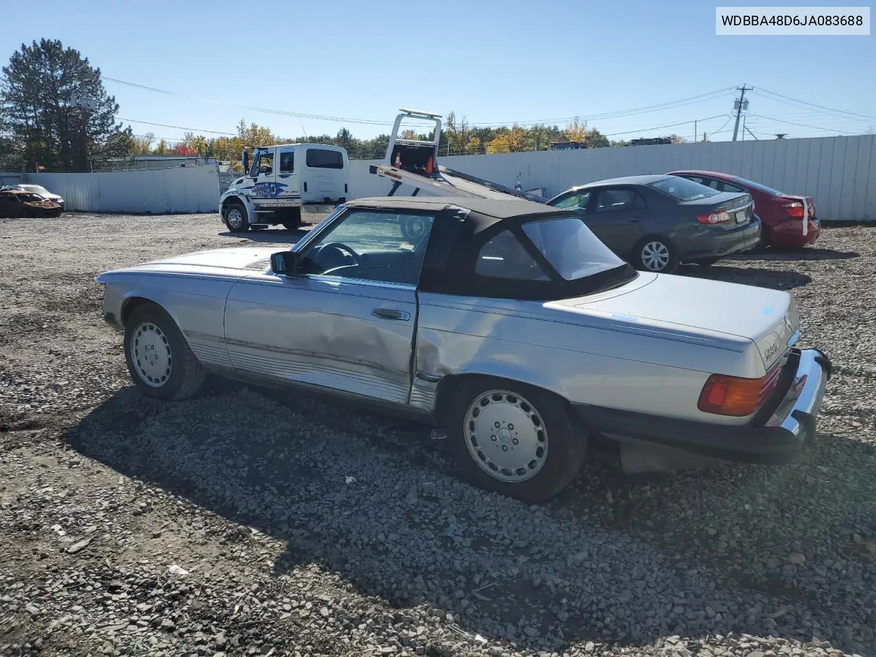 1988 Mercedes-Benz 560 Sl VIN: WDBBA48D6JA083688 Lot: 73235124