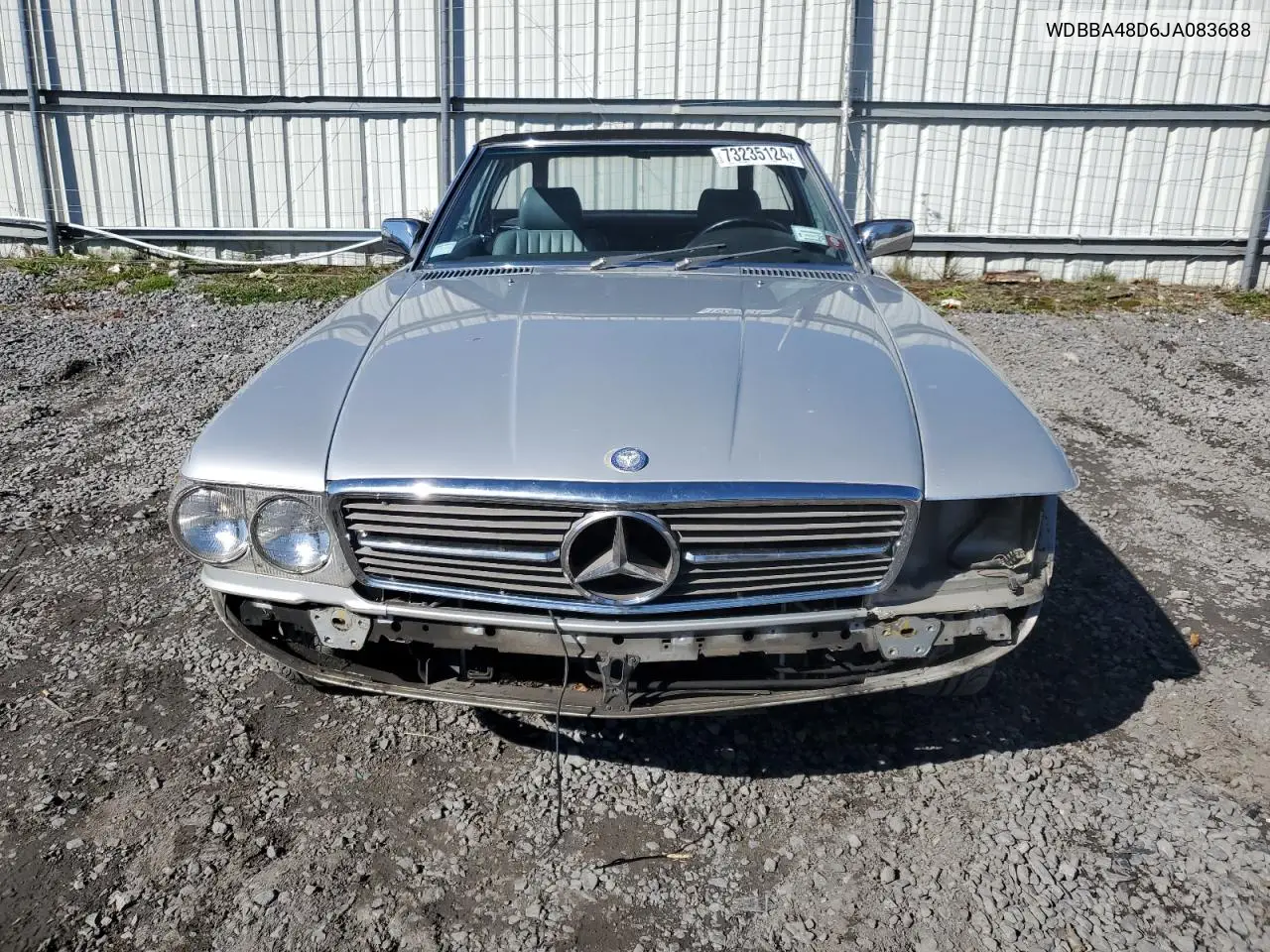 1988 Mercedes-Benz 560 Sl VIN: WDBBA48D6JA083688 Lot: 73235124