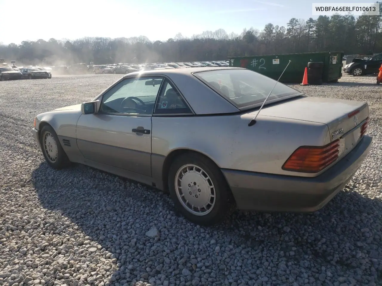 1990 Mercedes-Benz 500 Sl VIN: WDBFA66E8LF010613 Lot: 47093275