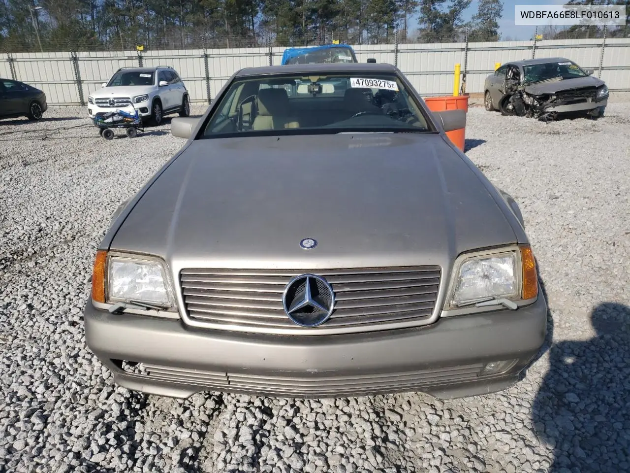 1990 Mercedes-Benz 500 Sl VIN: WDBFA66E8LF010613 Lot: 47093275