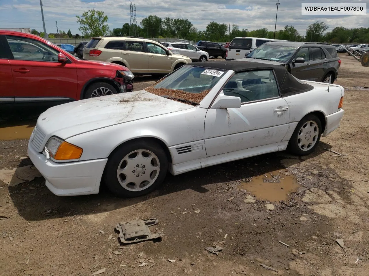 1990 Mercedes-Benz 300 Sl VIN: WDBFA61E4LF007800 Lot: 53145994