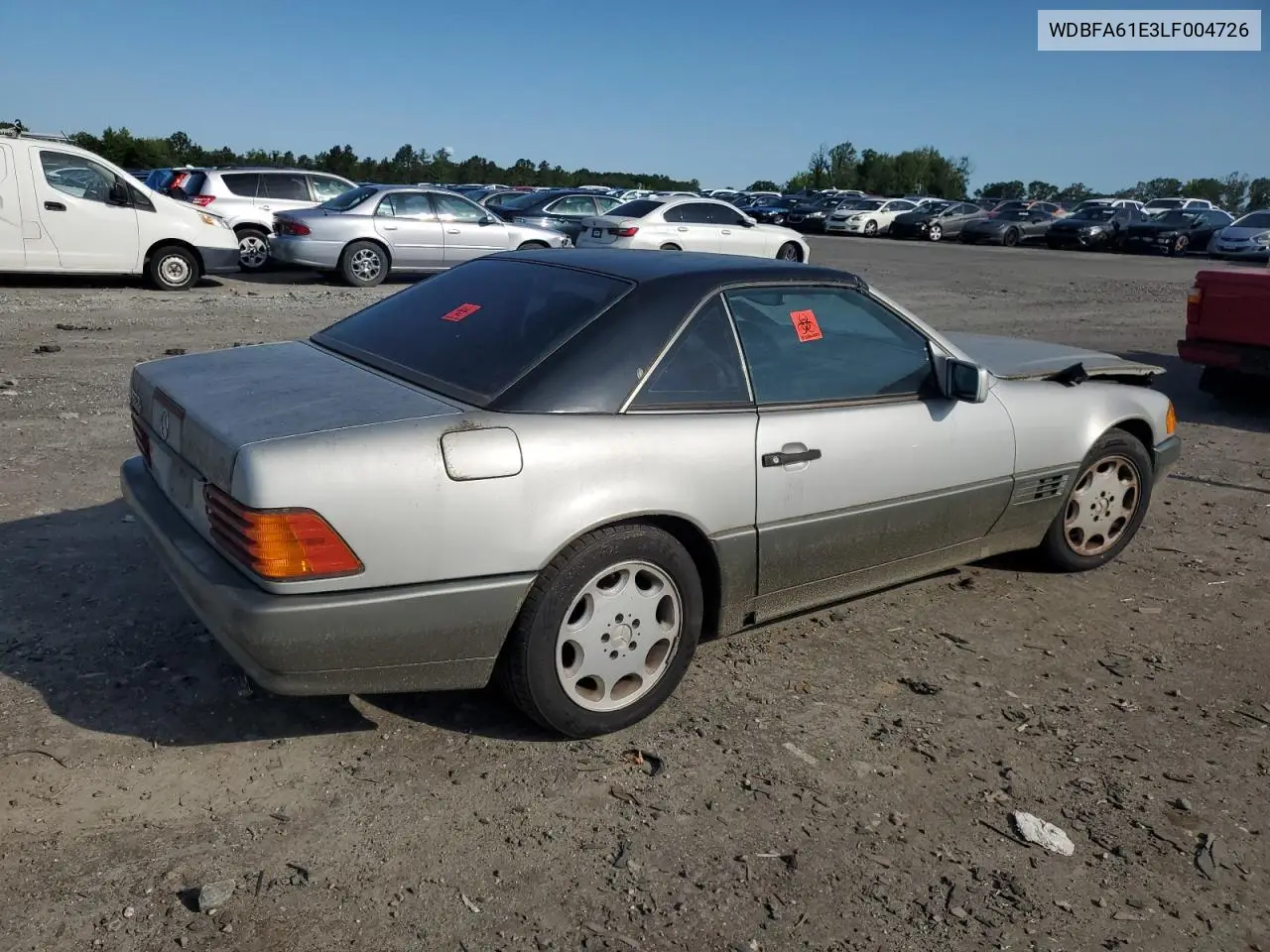 1990 Mercedes-Benz 300 Sl VIN: WDBFA61E3LF004726 Lot: 58717095
