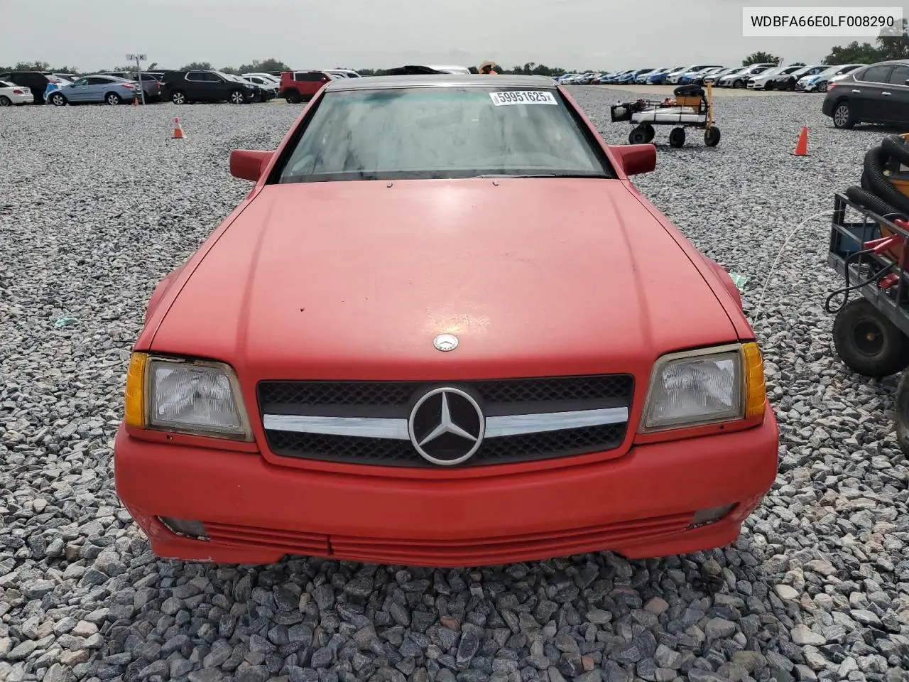 1990 Mercedes-Benz 500 Sl VIN: WDBFA66E0LF008290 Lot: 59951625