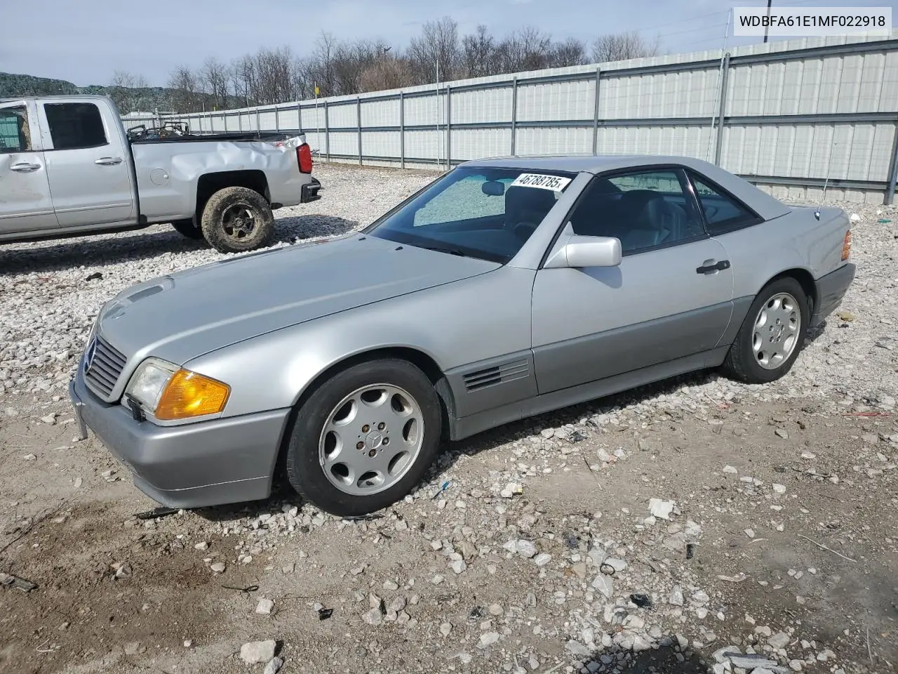 1991 Mercedes-Benz 300 Sl VIN: WDBFA61E1MF022918 Lot: 46788785