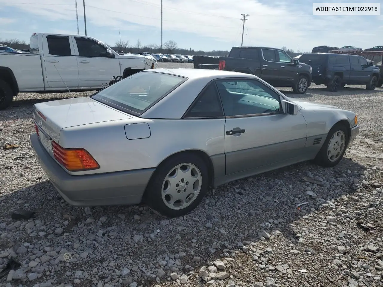 1991 Mercedes-Benz 300 Sl VIN: WDBFA61E1MF022918 Lot: 46788785
