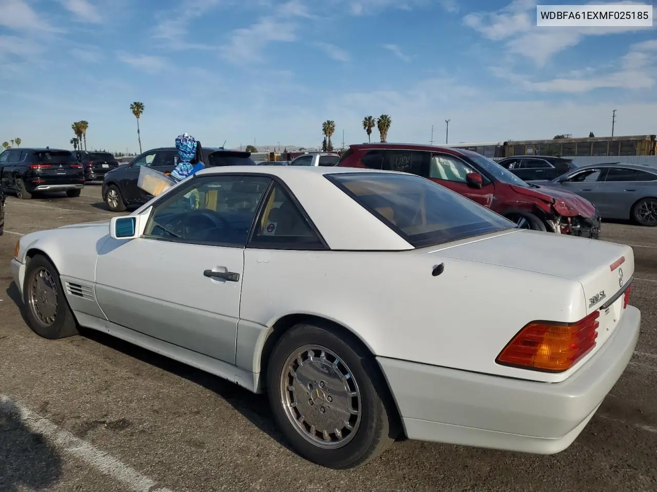 1991 Mercedes-Benz 300 Sl VIN: WDBFA61EXMF025185 Lot: 49552175