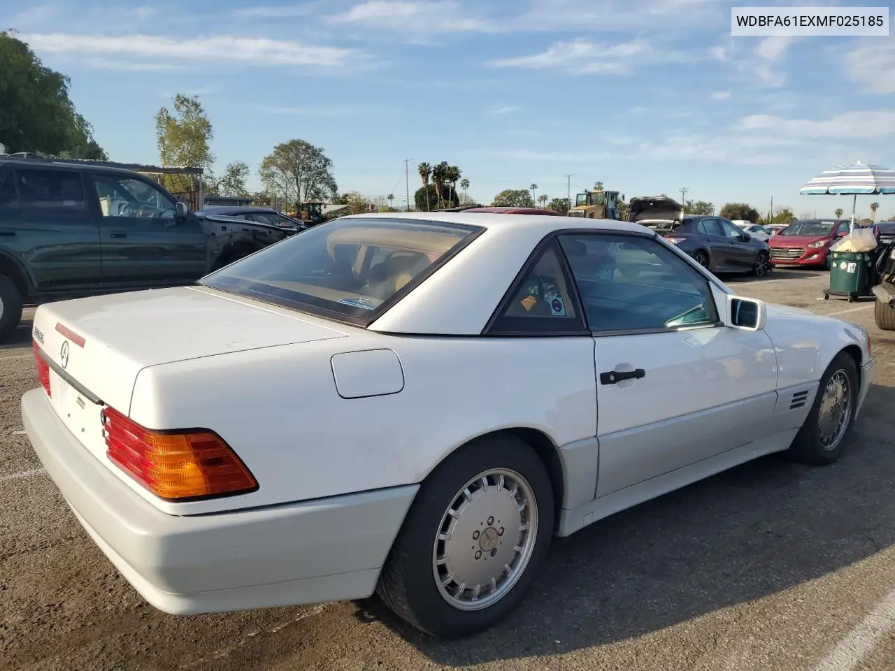 1991 Mercedes-Benz 300 Sl VIN: WDBFA61EXMF025185 Lot: 49552175