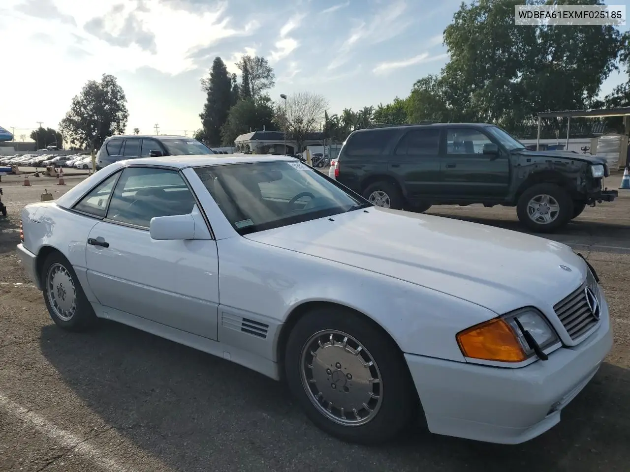 1991 Mercedes-Benz 300 Sl VIN: WDBFA61EXMF025185 Lot: 49552175