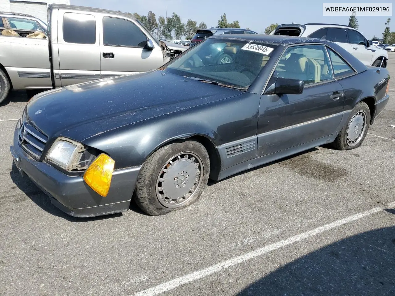 1991 Mercedes-Benz 500 Sl VIN: WDBFA66E1MF029196 Lot: 55538845