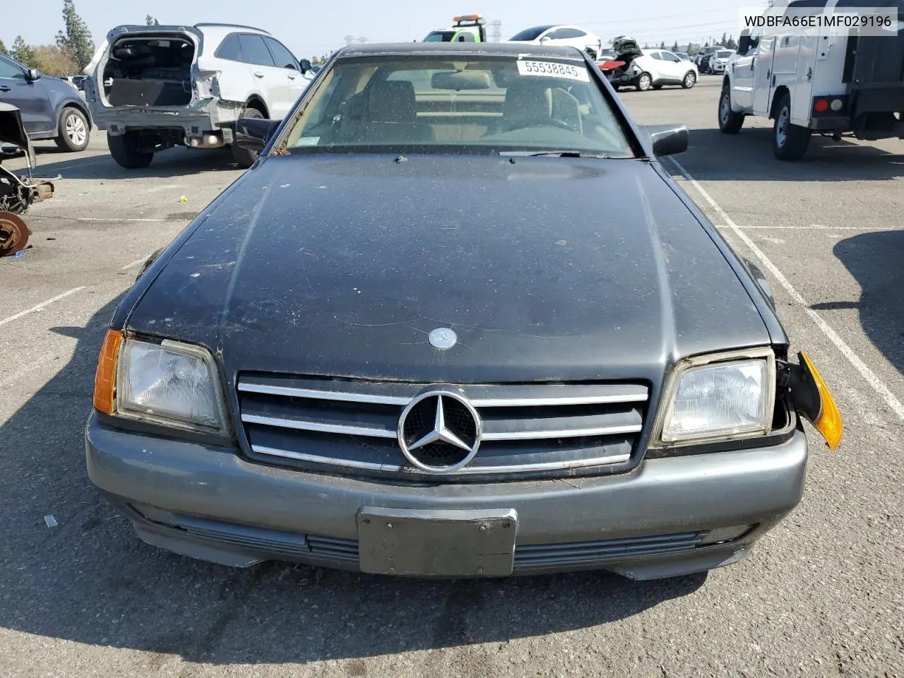 1991 Mercedes-Benz 500 Sl VIN: WDBFA66E1MF029196 Lot: 55538845