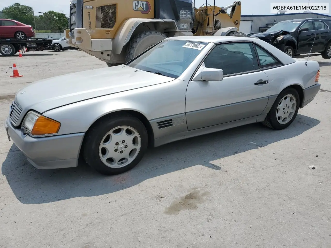 1991 Mercedes-Benz 300 Sl VIN: WDBFA61E1MF022918 Lot: 59778685