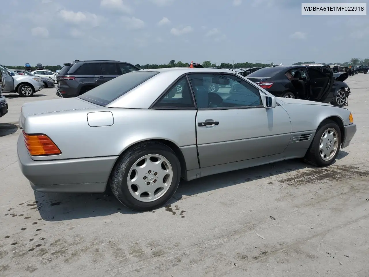1991 Mercedes-Benz 300 Sl VIN: WDBFA61E1MF022918 Lot: 59778685