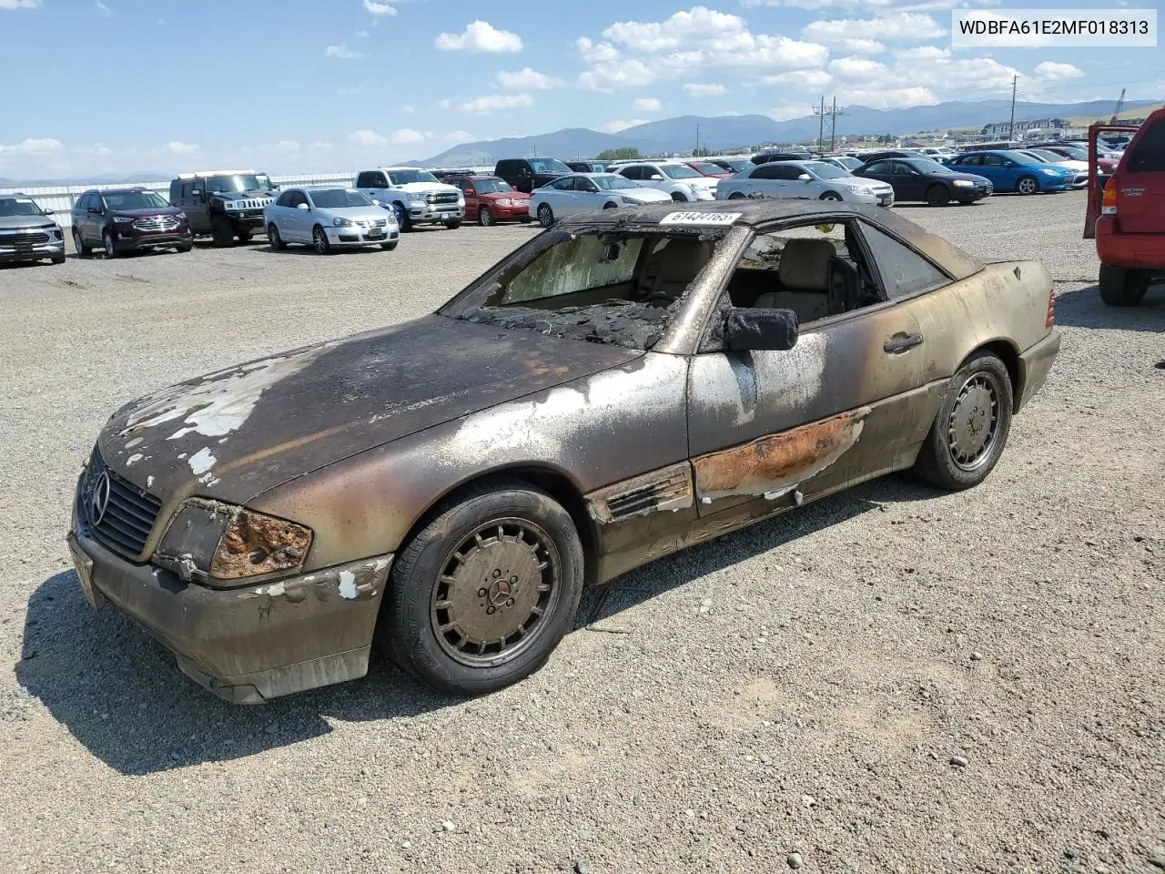1991 Mercedes-Benz 300 Sl VIN: WDBFA61E2MF018313 Lot: 61434165