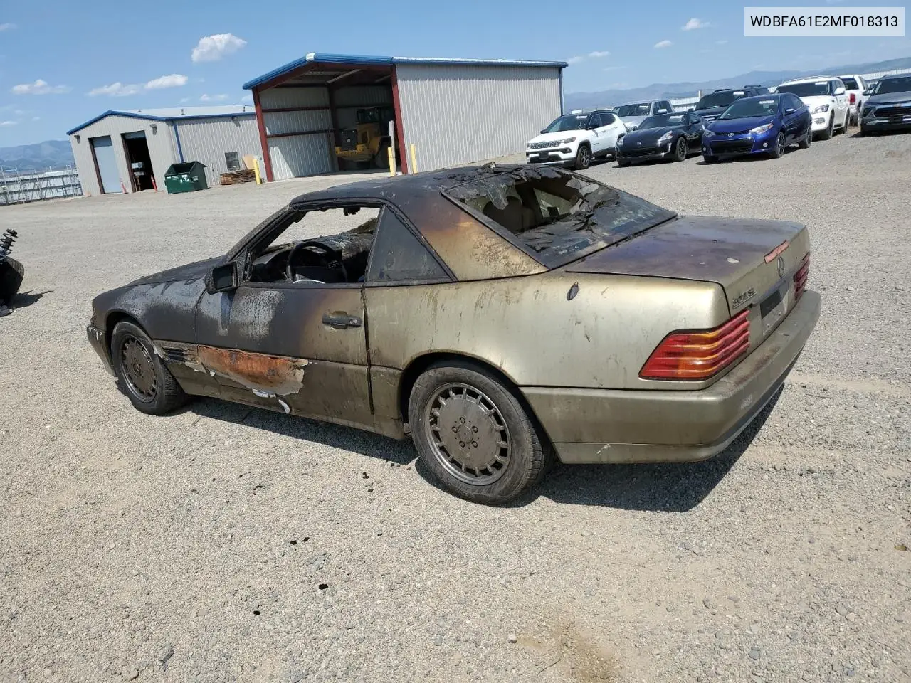 1991 Mercedes-Benz 300 Sl VIN: WDBFA61E2MF018313 Lot: 61434165