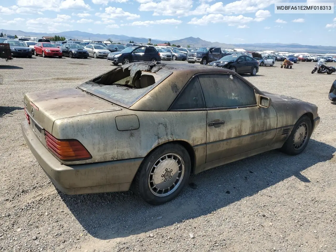1991 Mercedes-Benz 300 Sl VIN: WDBFA61E2MF018313 Lot: 61434165