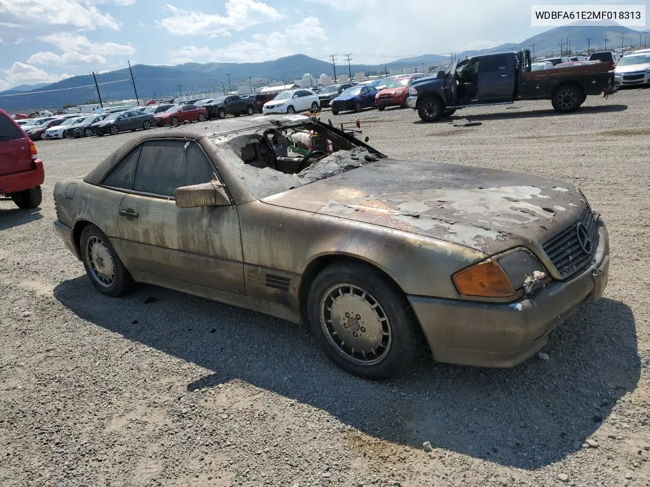 1991 Mercedes-Benz 300 Sl VIN: WDBFA61E2MF018313 Lot: 61434165