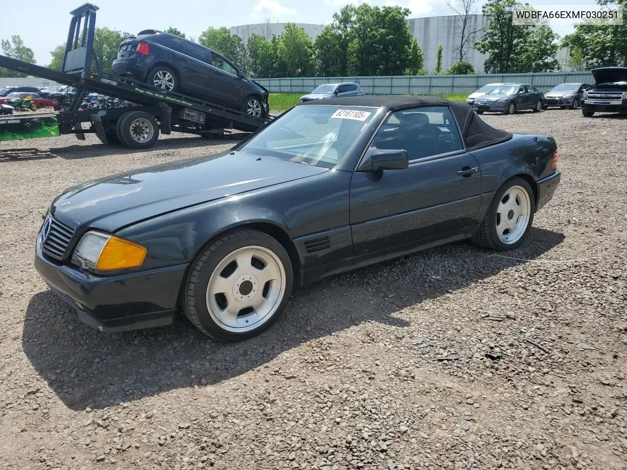 1991 Mercedes-Benz 500 Sl VIN: WDBFA66EXMF030251 Lot: 62161105